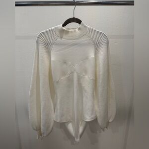 FARM Rio Cream Bodysuit